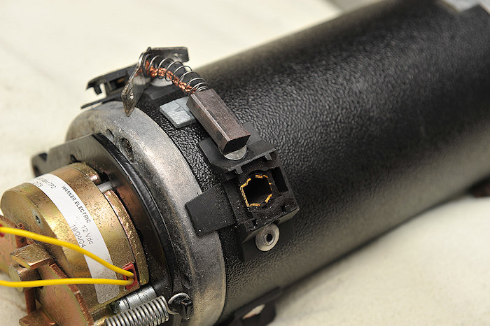 brush removed from casing