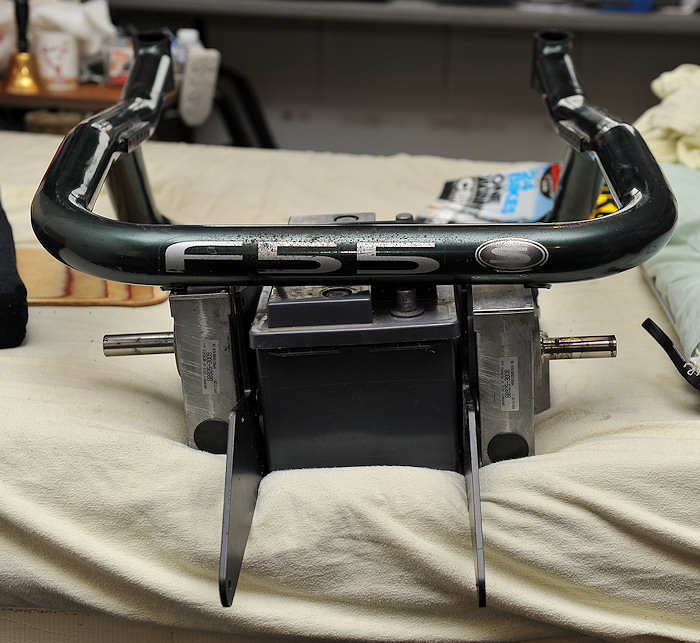 Rear View fat tyred Powerchair