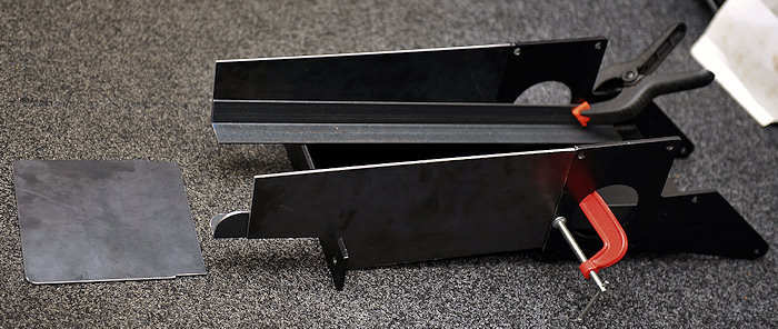 New powerchair battery box ready for welding up