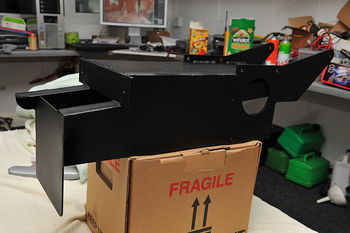 inverted battery tray