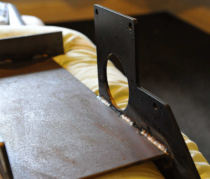 new battery tray welded up