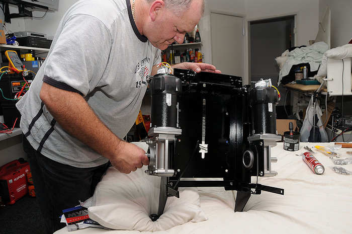 partly asembled powerchair