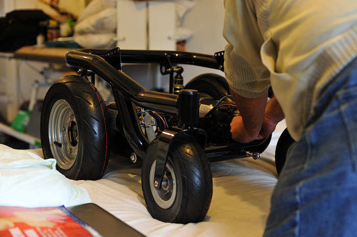 powerchair wheels fitted