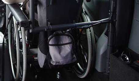 wheelchair in van