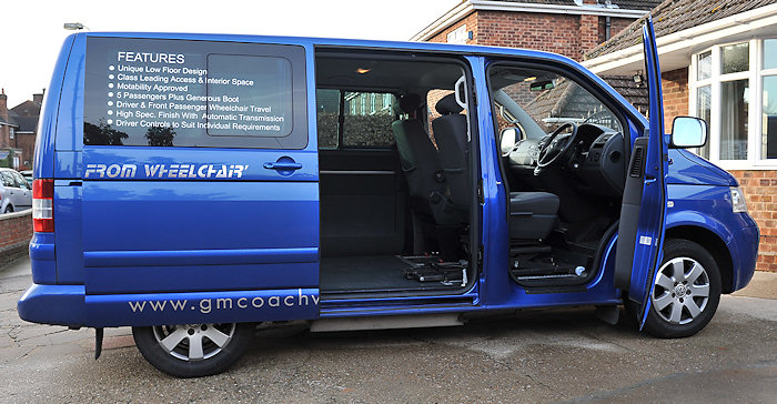 T5 vw wheelchair driver